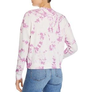 Soft Terry Cropped Tie Dye Top